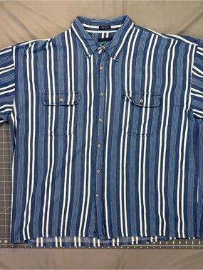 Vintage 1990s S.W. Cottons short-sleeve button-up